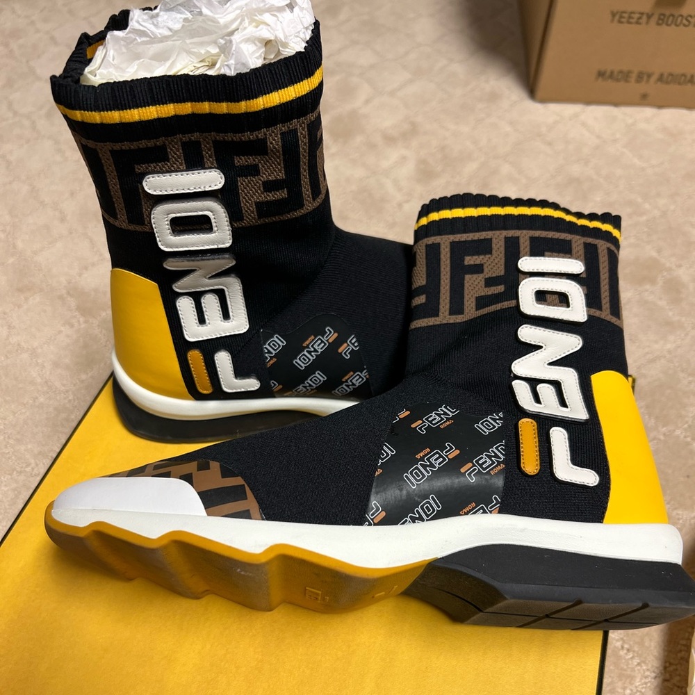FENDI Zucca boots 100% Authentic